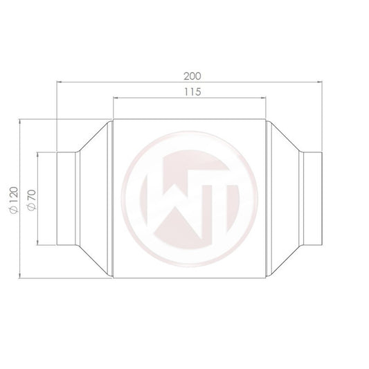 Catalizador Deportivo Wagner Tuning 200CPSI con Recubrimiento EU6