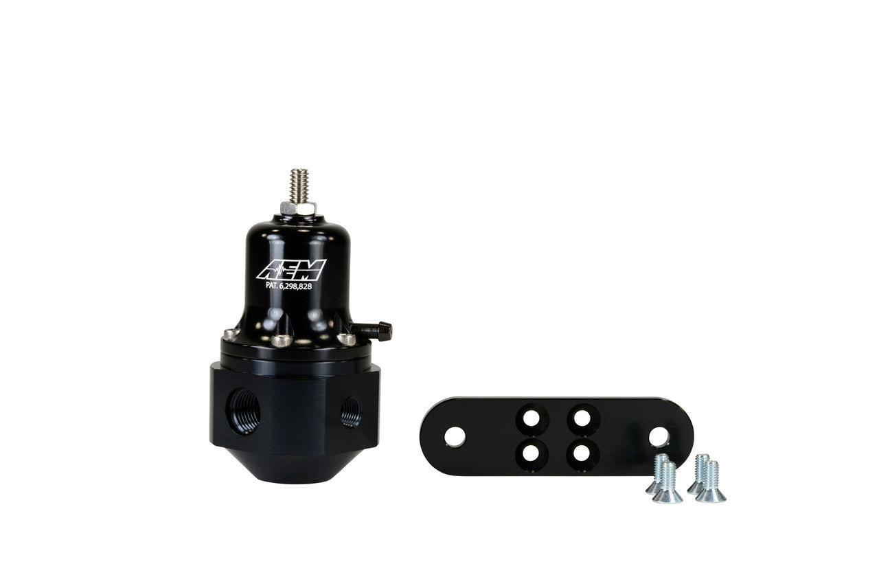 Regulador de Presión de Combustible Ajustable Universal AEM 25-305BK - Imagen 2
