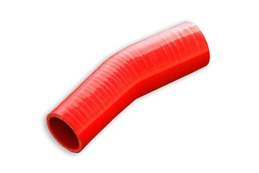 Codo Reductor de Silicona 23° 45/60mm Rojo