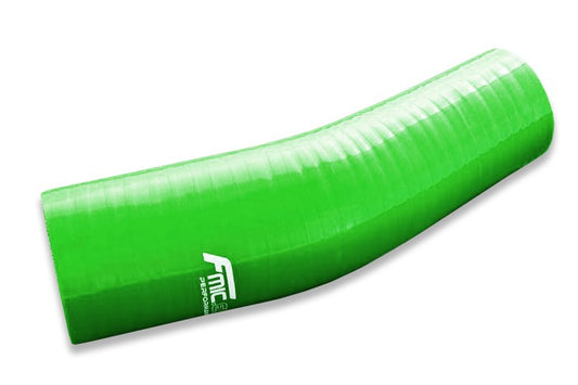 Codo Reductor de Silicona 23° 54/70mm Verde