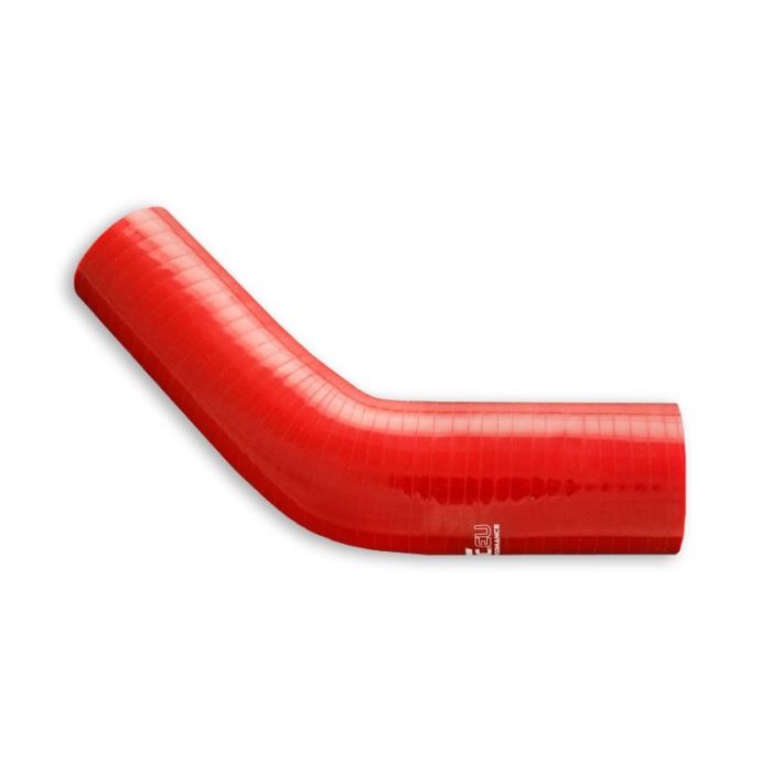 Codo Reductor de Silicona 45° 35/48mm Rojo