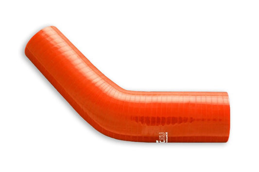 Codo Reductor de Silicona 45° 45/60mm Naranja