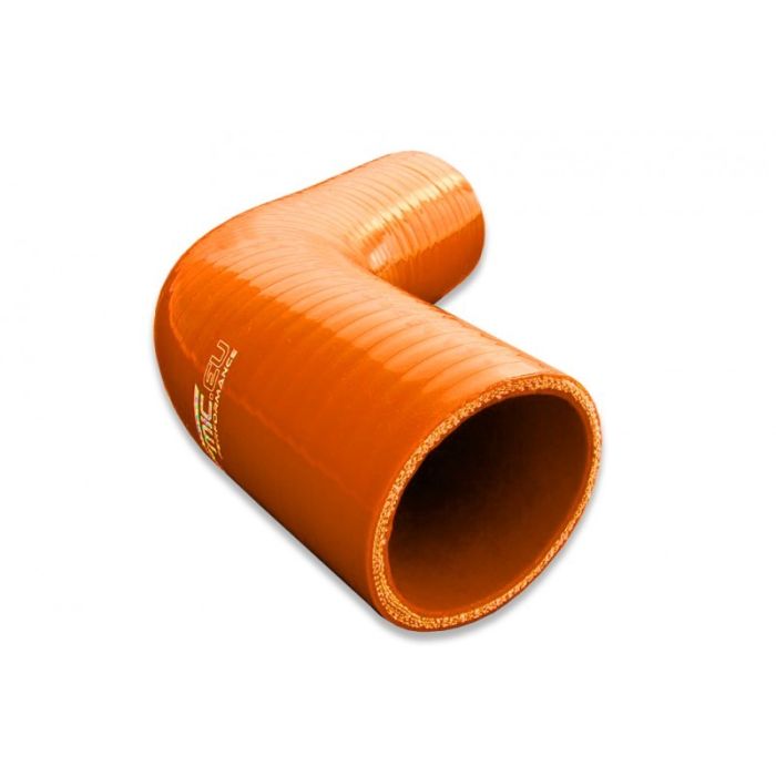 Codo Reductor de Silicona 67° 63/89mm Naranja