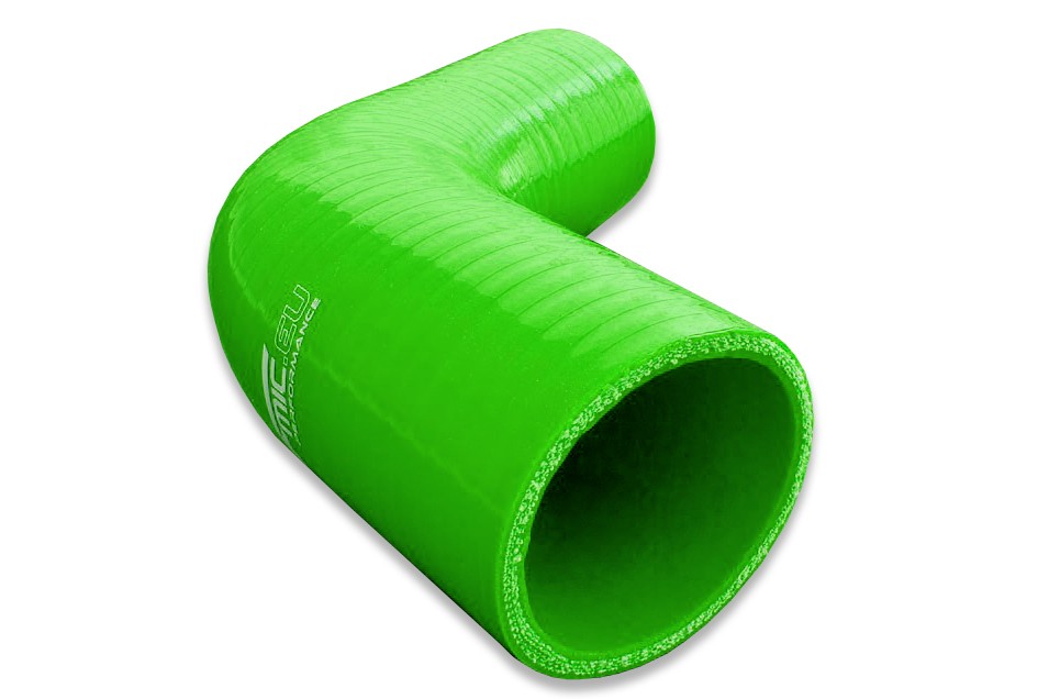 Codo Reductor de Silicona 67° 60/63mm Verde - Imagen 3