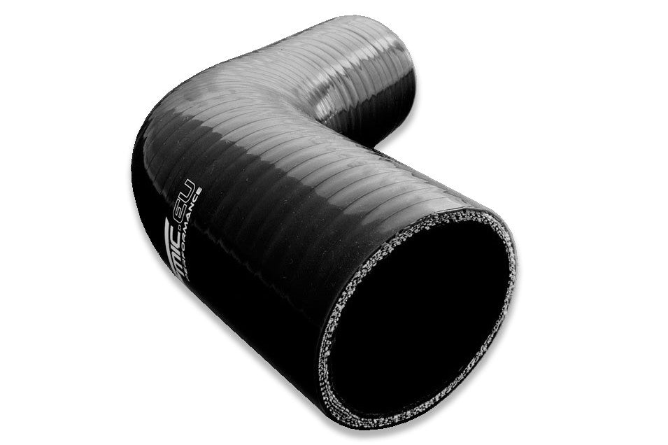 Codo Reductor de Silicona 67° 63/83mm Negro