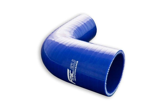 Codo Reductor de Silicona 90° 30/38mm Azul