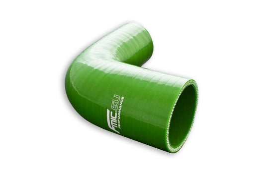 Codo Reductor de Silicona 90° 57/76mm Verde