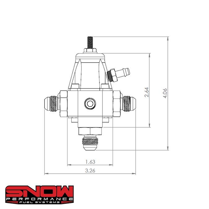 Regulador de Presión de Combustible Snow Performance SNF-11000 - Imagen 2