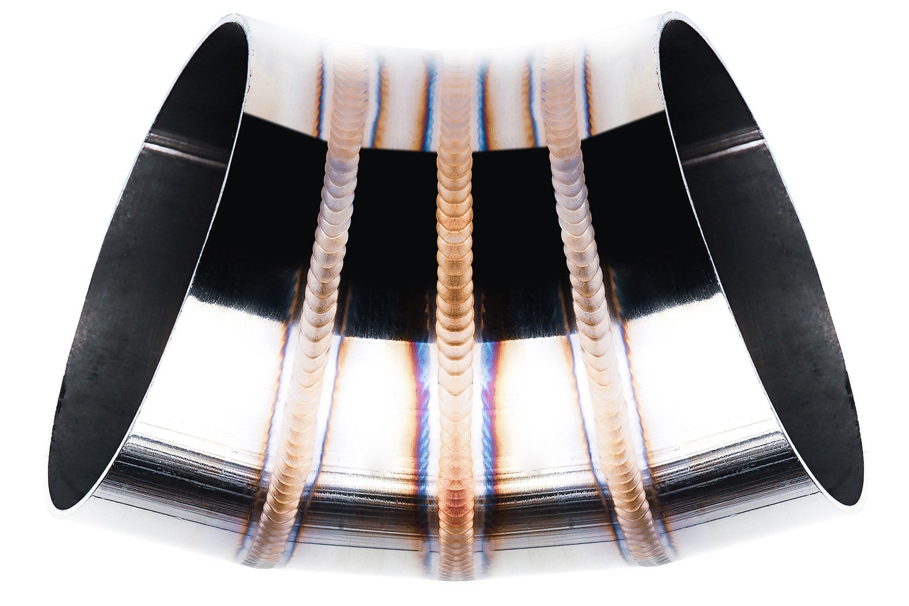 Codo de Acero Inoxidable 45° 102mm Soldadura TIG - Imagen 2