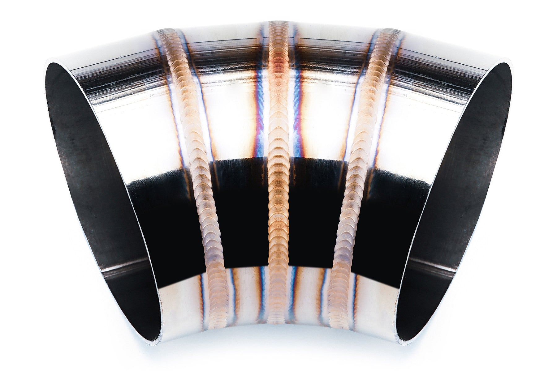 Codo de Acero Inoxidable 45° 102mm Soldadura TIG - Imagen 4