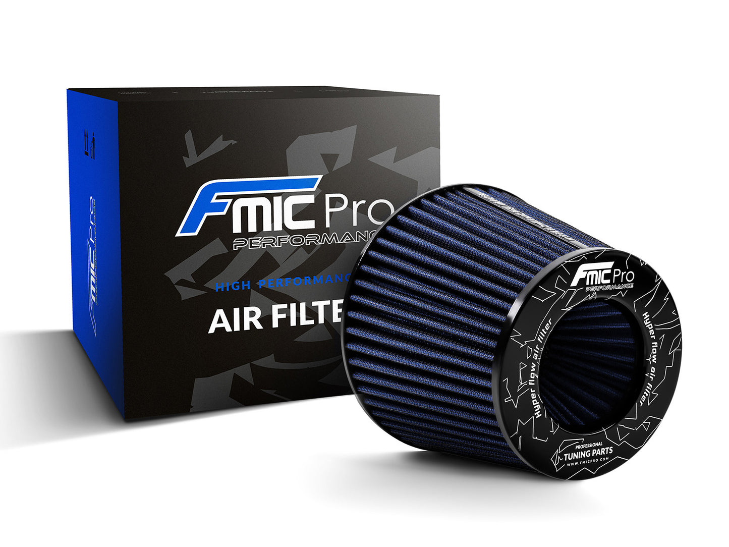 Filtro de Aire Cónico FMIC.Pro, 125mm Longitud, 100mm Diámetro