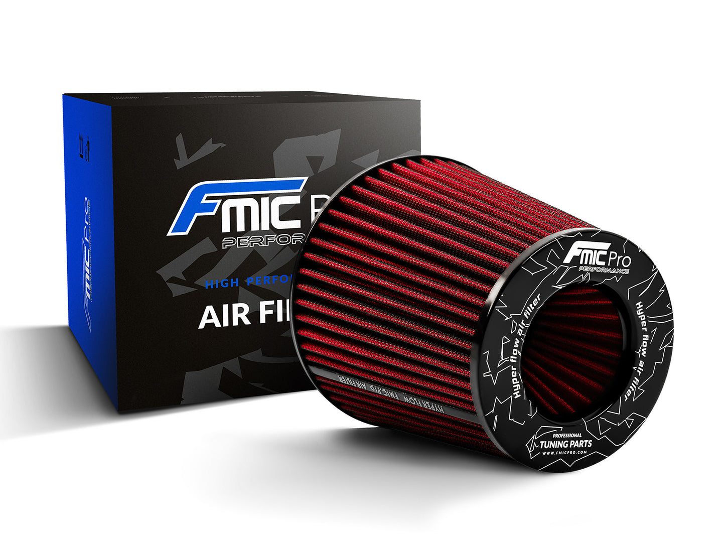Filtro de Aire Cónico FMIC.Pro, 150mm Longitud, 76mm Diámetro