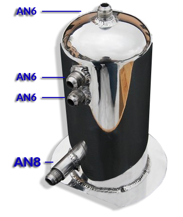 Depósito Anti-Oleaje (Decantador) 2.5L AN8