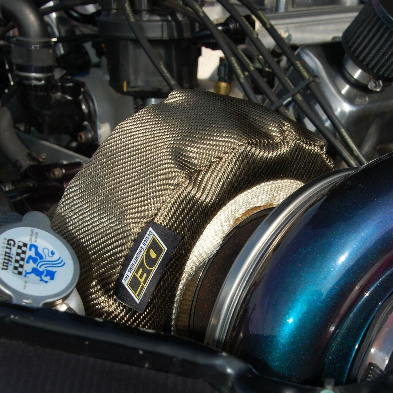 Protector/Manta de Turbo DEI-10144 T4 Titanio - Imagen 2