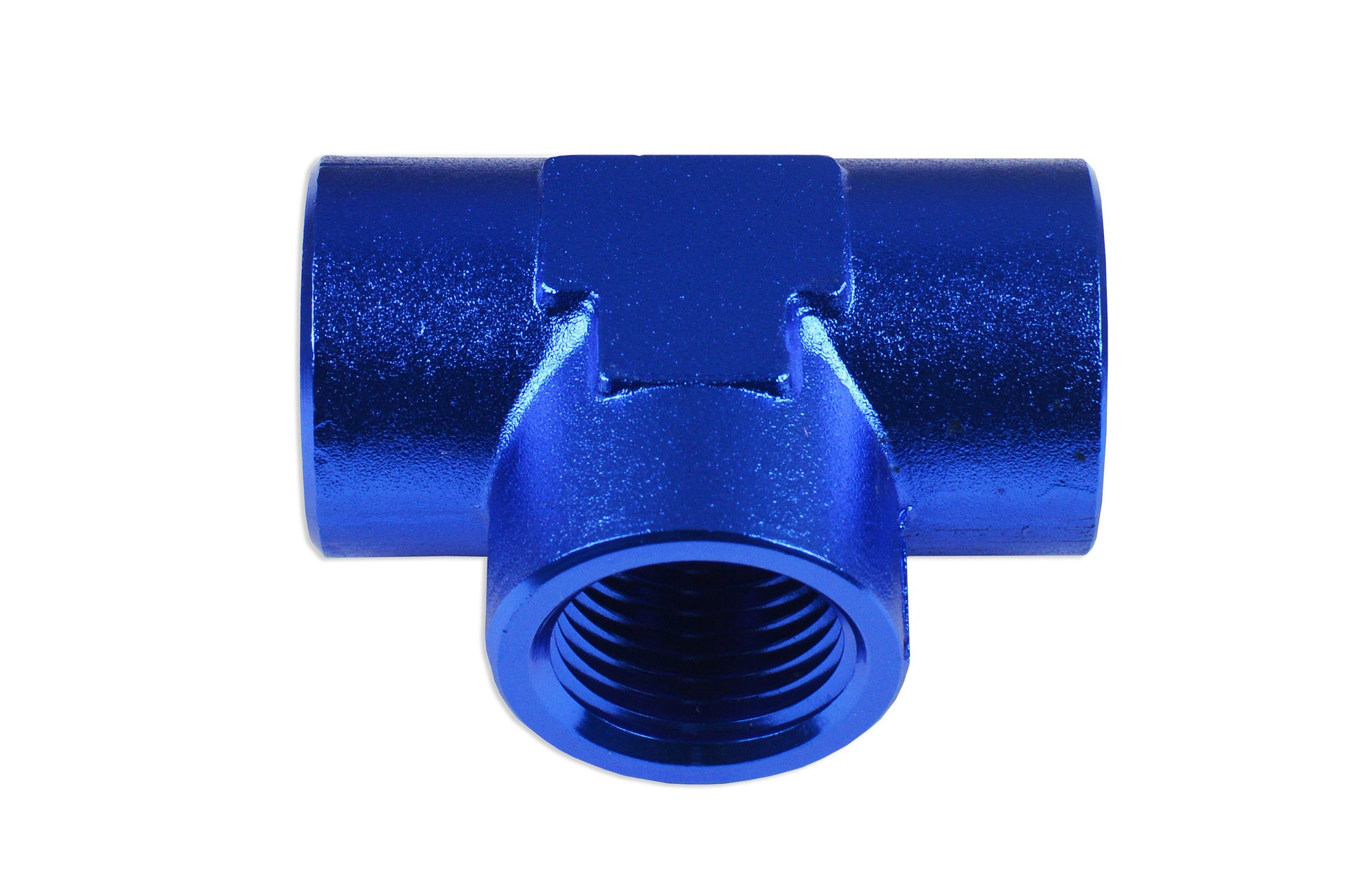 Tee Hembra/Hembra/Hembra 3/8 NPT Azul