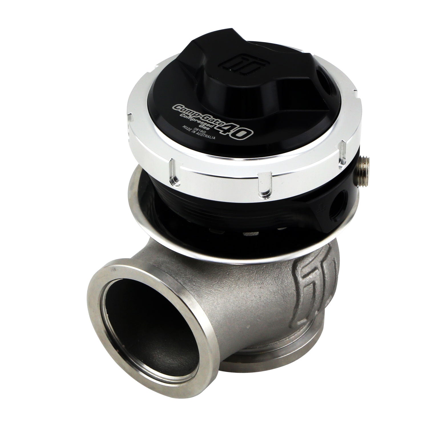 Válvula de Descarga Externa Turbosmart WG40CG GenV Compgate 40 5psi Gas Comprimido Negro