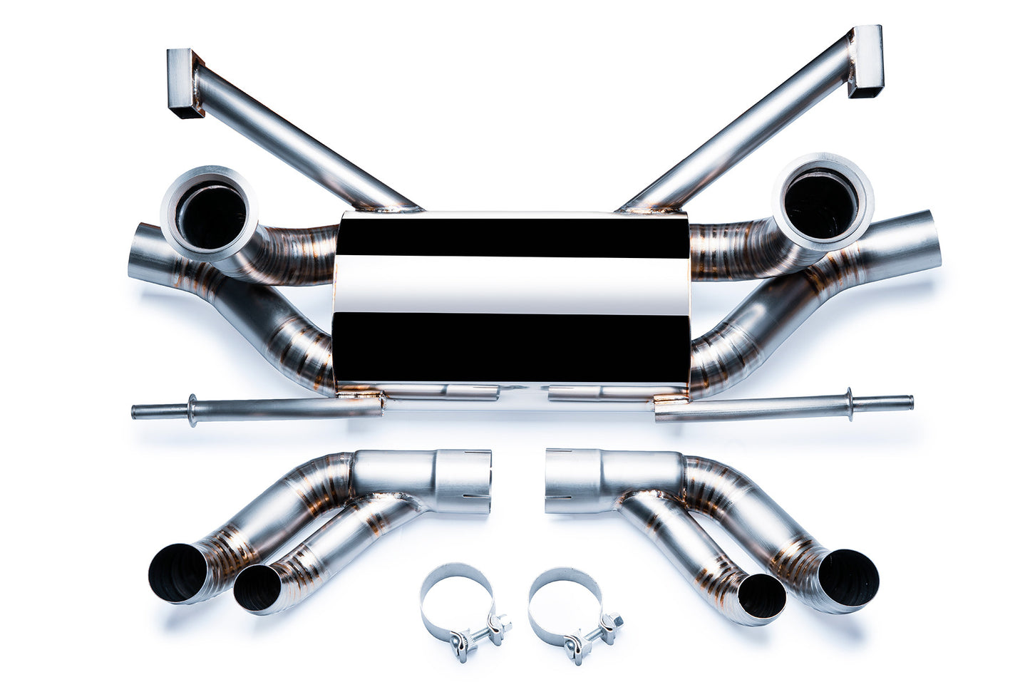 Sistema de Escape de Titanio Audi R8 5.2 V10 09-13 Vogler Racing - Imagen 2
