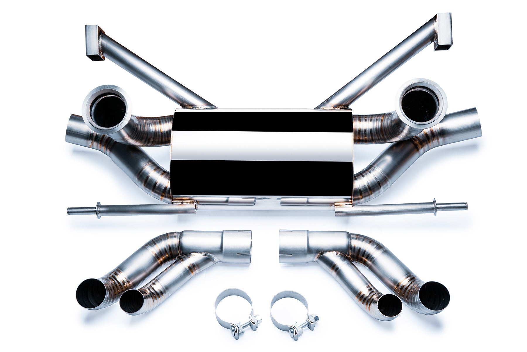 Sistema de Escape de Titanio Audi R8 5.2 V10 09-13 Vogler Racing - Imagen 2