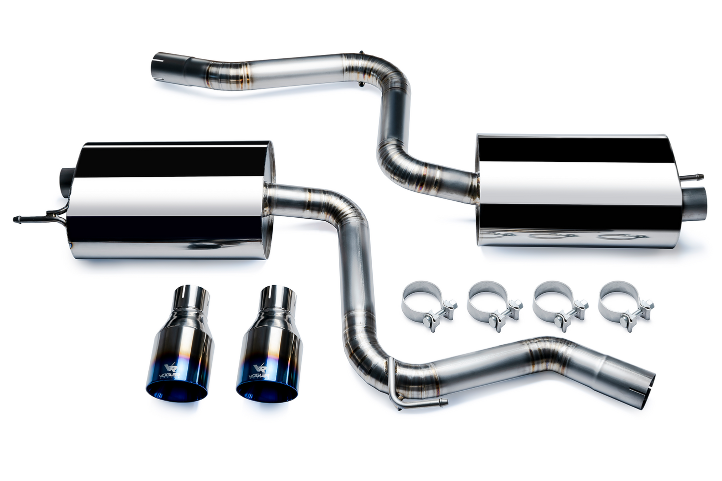 Sistema de Escape Titanio Ford Mustang 2.3 Catback Vogler Racing - Imagen 3
