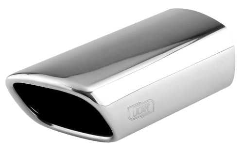 Cola de Escape Universal Rectangular 105x80mm, 200mm