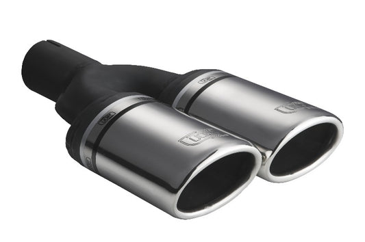 Cola de Escape Universal Ovalada 95x65mm, 200mm, 55mm