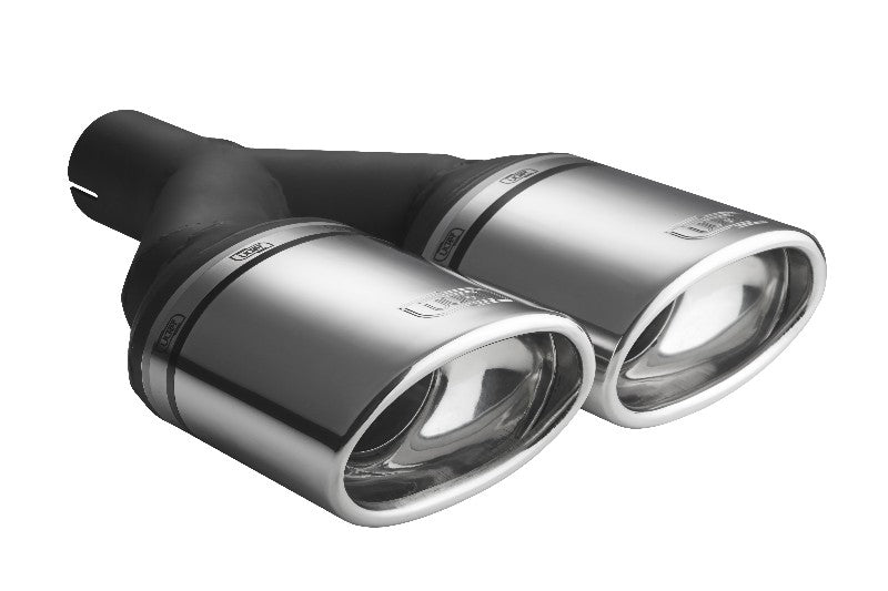 Cola de Escape Universal Ovalada 120x80mm, 250mm, 55mm