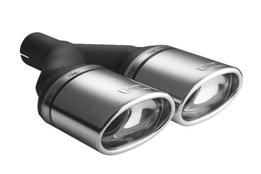 Cola de Escape Universal Ovalada 120x80mm, 60mm
