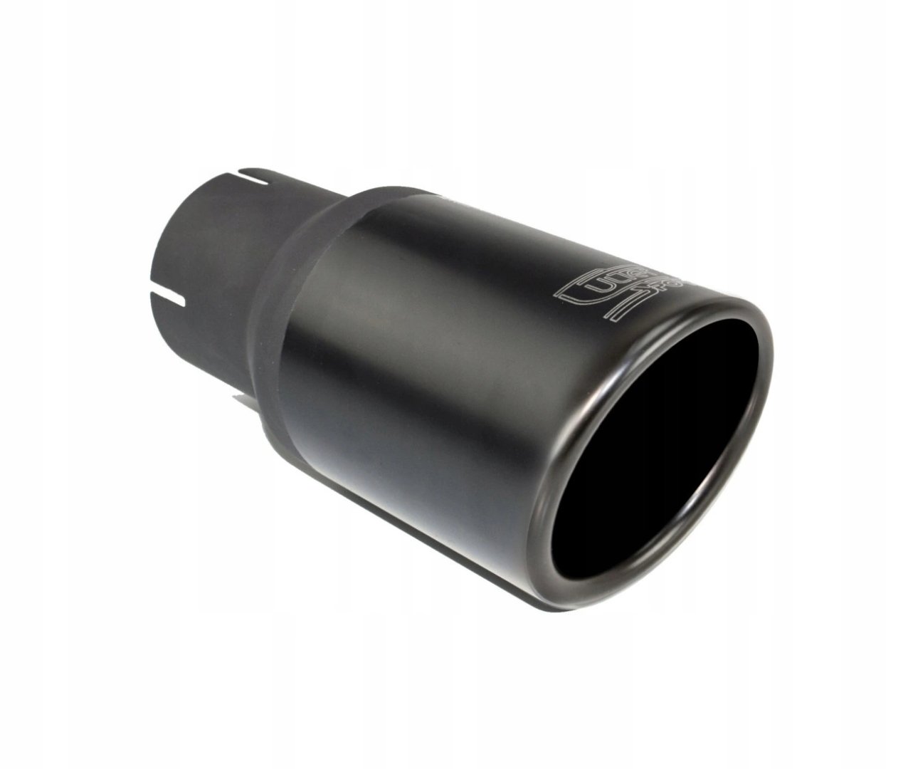 Cola de Escape Universal Redonda 70mm, Longitud 120mm, Montaje 55mm