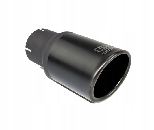 Cola de Escape Universal Redonda 70mm, Longitud 120mm, Montaje 55mm