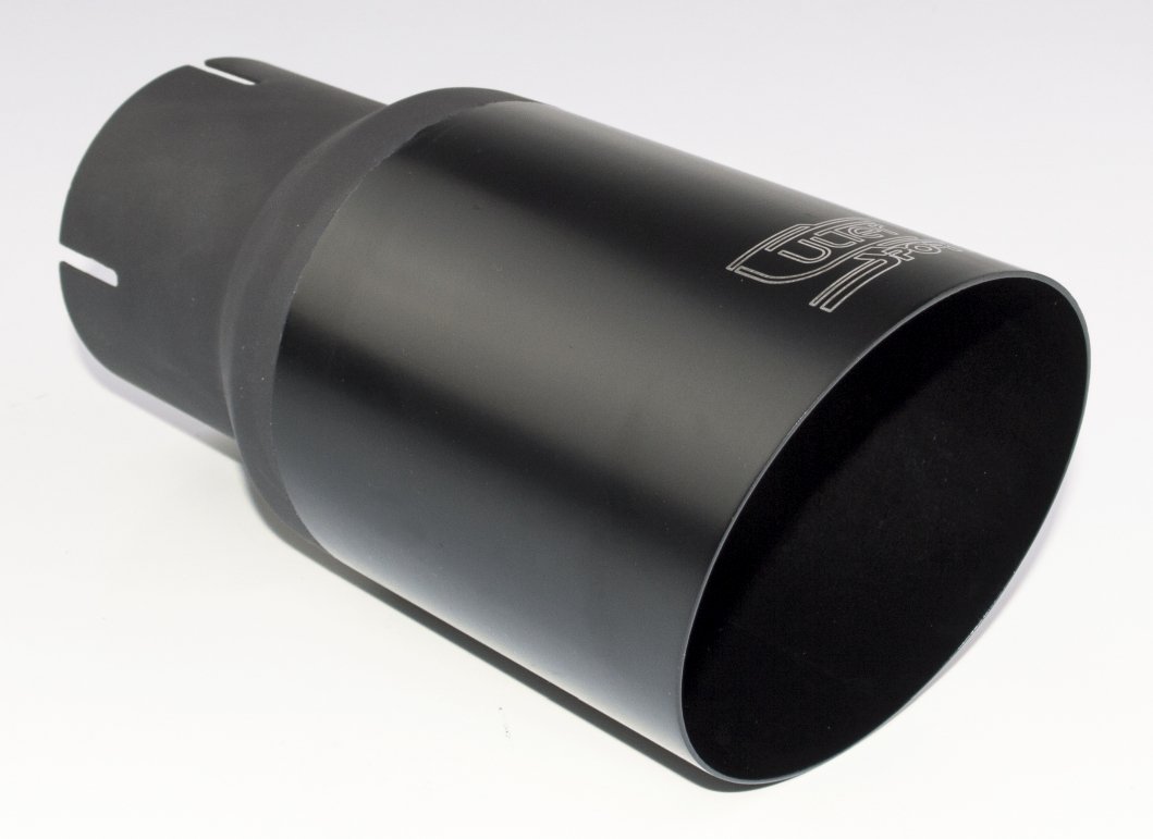 Cola de Escape Universal Redonda 90mm, Longitud 120mm, Montaje 60mm