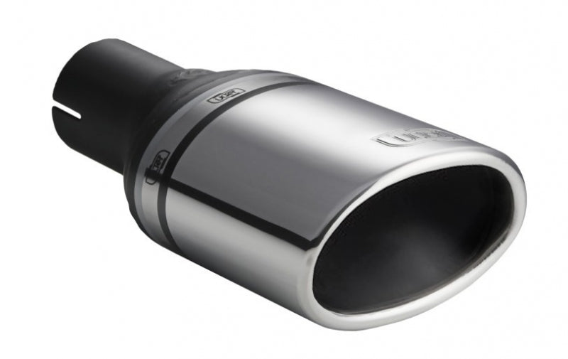 Cola de Escape Universal Ovalada 120x80mm, L 120mm, D Montaje 50mm