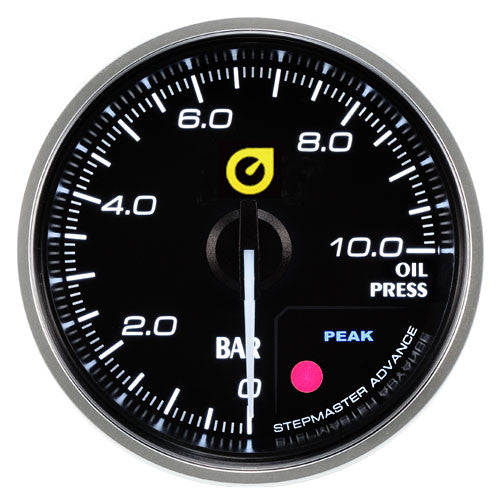 Nuevo Indicador Presión Aceite Auto Gauge 52mm Ámbar