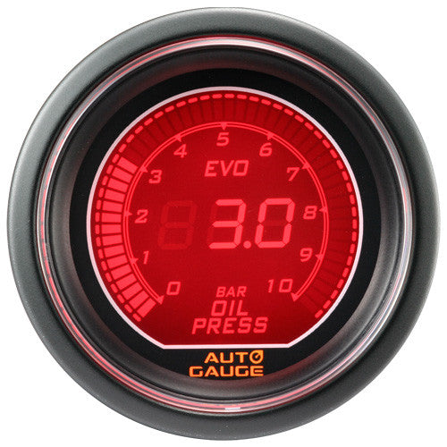 Nuevo Indicador de Presión de Aceite Auto Gauge Serie EVO