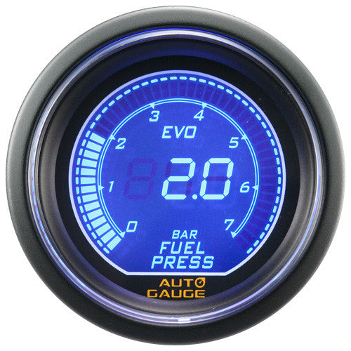 Nuevo Indicador de Presión de Combustible Auto Gauge Serie EVO