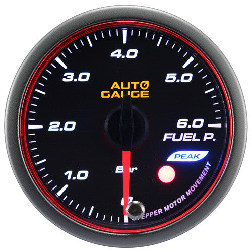 Nuevo Indicador de Presión de Combustible Auto Gauge Serie Peak 60mm Ámbar - Imagen 2