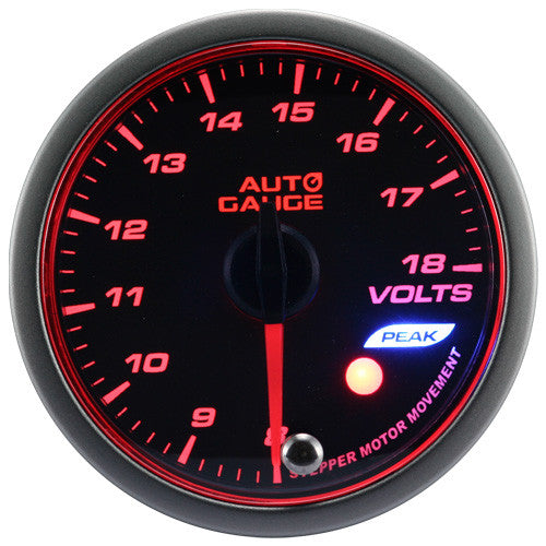 Nuevo Indicador de Voltaje Auto Gauge Stepper Motor Peak 52mm Ámbar