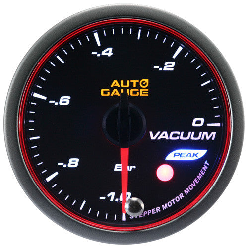 Nuevo Indicador de Vacío Auto Gauge Stepper Motor Peak Series 52mm Ámbar - Imagen 2