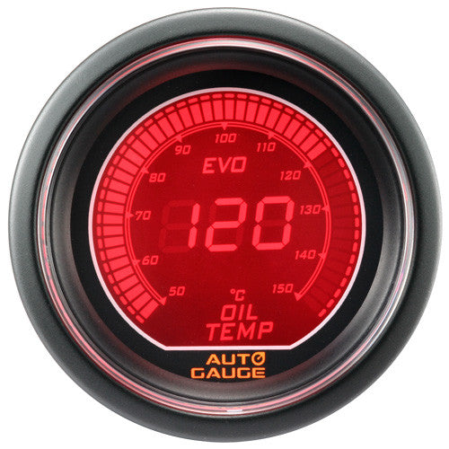 Nuevo Indicador de Temperatura de Aceite Auto Gauge Serie EVO