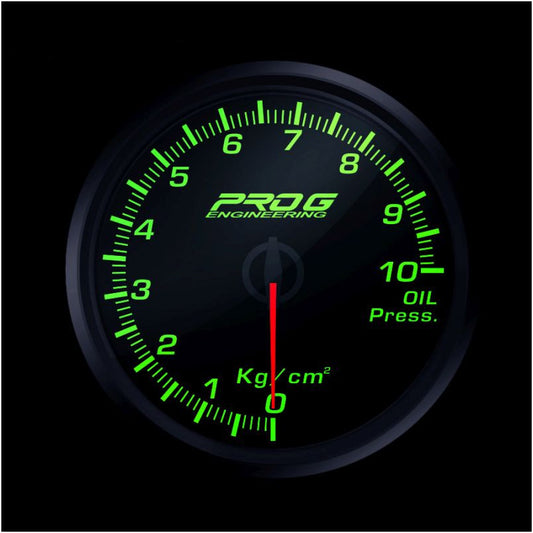 Indicador Pro G Race Series RC, Presión Aceite Kg/cm2 VERDE 52mm
