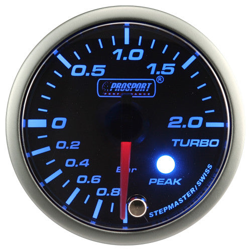 Indicador de Presión Prosport Stepper Motor Peak Series Azul - Imagen 2
