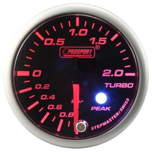 Indicador de Presión Prosport Serie Peak Ámbar (Motor Paso a Paso)