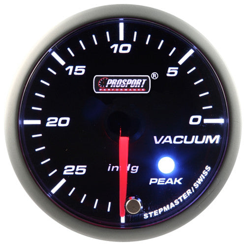Indicador de Vacío Prosport Stepper Motor Peak Series Verde