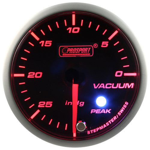 Indicador de Vacío Prosport Serie Peak Ámbar con Motor Paso a Paso