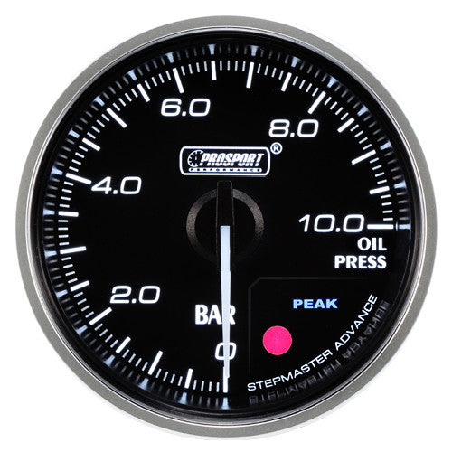 Indicador Presión Aceite Prosport Premium 52mm Ámbar