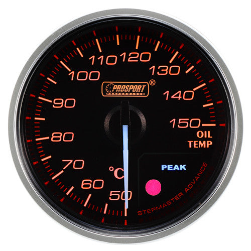 Indicador Temperatura Aceite Prosport Premium 52mm Ámbar