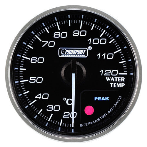 Indicador Temperatura Agua Prosport Premium 60mm Ámbar