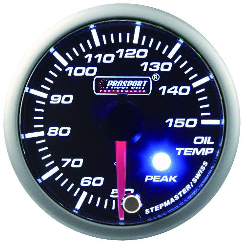 Indicador Temperatura Aceite Prosport Serie Peak 52mm Ámbar