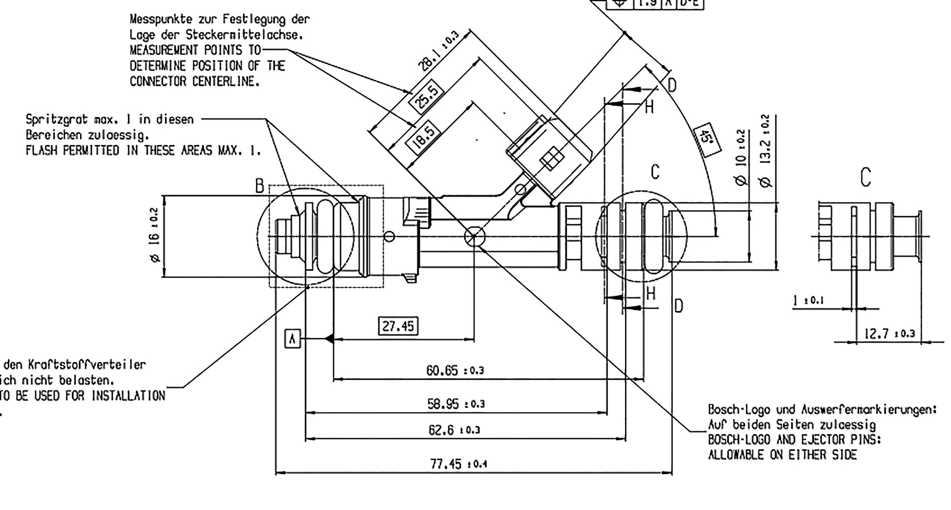 Inyector Bosch 1700cc - Imagen 4