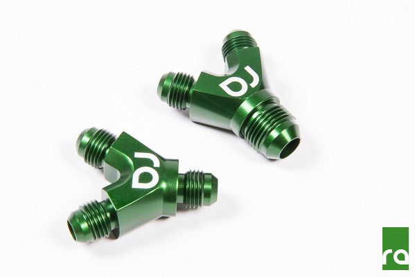 Adaptador en Y 6AN 6AN 8AN, Racores de Bloque Radium Engineering - Imagen 2