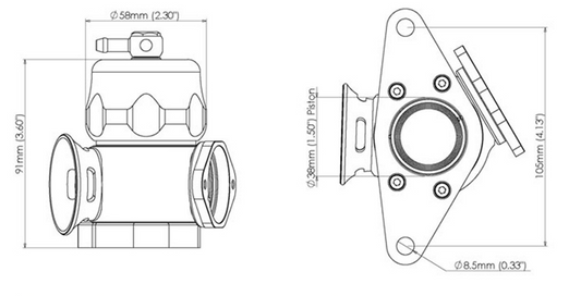 Válvula Blow Off Doble Canal Subaru Fmic.EU